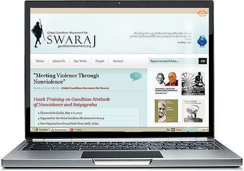 Global Gandhian Movement for Swaraj Homepage / www.gandhianmovement.org